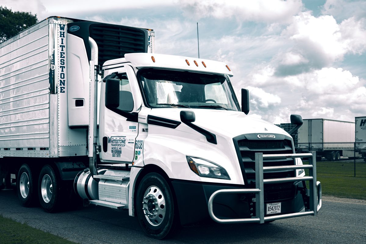 Whitestone Transportation refrigerated reefer truck and trailer